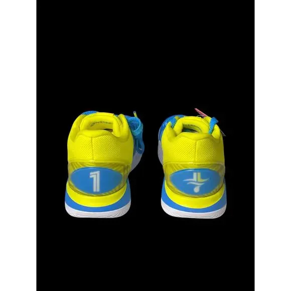Xtep Jeremy Lin JLin One Hoops For Hope Blue and Yellow Men Basketball Shoes NWT